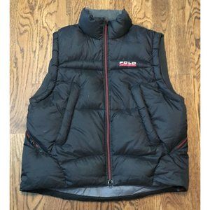 Vintage Polo Sport Down Vest Mens Large Puffer